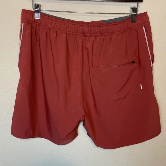 Vuori The Rise The Shine Red Men's Shorts XL - Picture 2 of 9